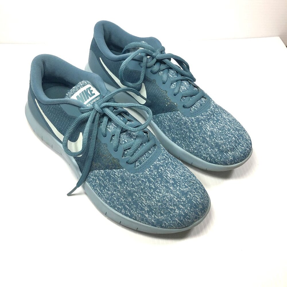 Nike Flex Contact Noise Aqua Glacier Blue Sneakers Women’s 8.5 Running Shoes